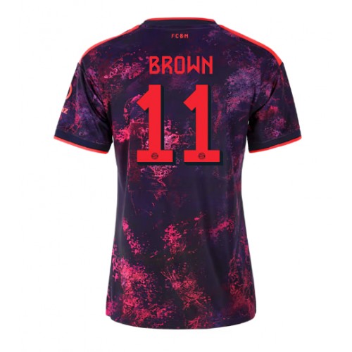 Bayern Munich Nathaniel Brown #11 Kolmaspaita Naiset 2026-27 Lyhythihainen